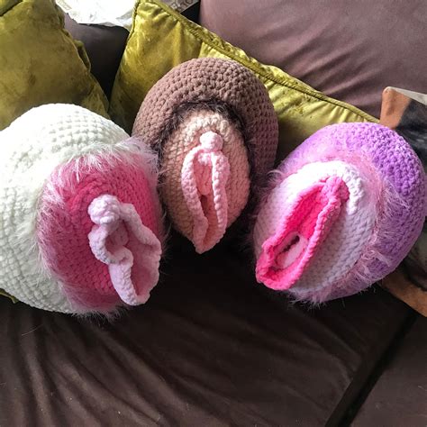 Crochet Vulvavagina Cushionplush Vulva Toy Pussy Etsy