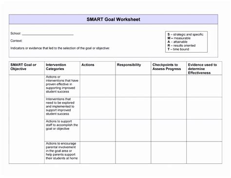 employee goal setting template lovely smart goals template examples