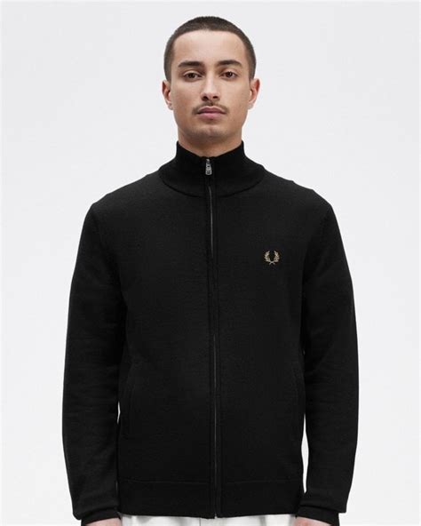 Fred Perry Mens Classic Zip Through Cardigan Mens From Cho Fashion And Lifestyle Uk