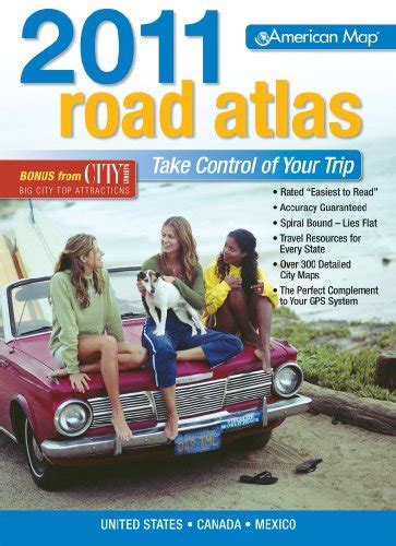 American Map 2011 Road Atlas United States Canada Mexico UNITED