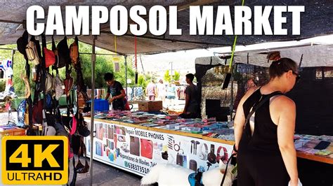 Weekly Thursday Market On Camposol Mazarr N Youtube