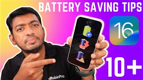 Iphone Battery Saving Tips 🔥 Fast Battery Drain Fix Ios 16 Youtube