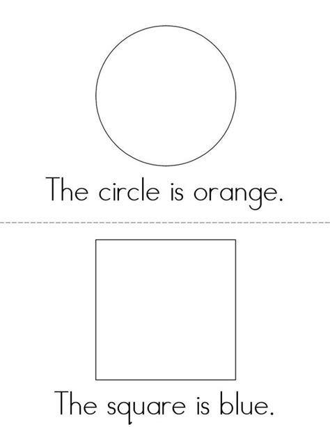 Color The Shapes Book Twisty Noodle