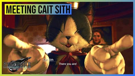 Ff Rebirth Meeting Cait Sith All Scenes Until He Joins The Party