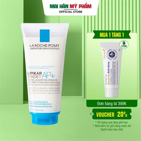 La Roche Posay Lipikar Syndet Ap Lipid Replenishing Cream Wash Anti