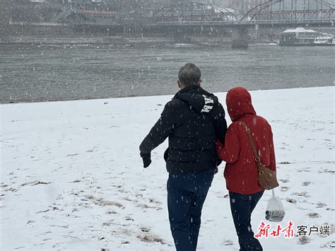 陇原第一场春雪，如此浪漫