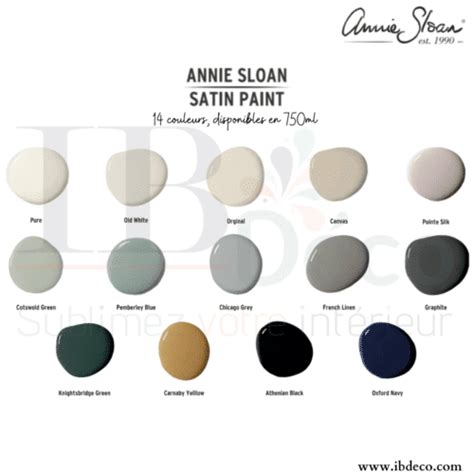 Cambrian Blue Satin Paint Annie Sloan Ib D Co Revendeur Officiel France