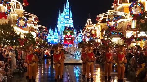 Mickeys Once Upon A Christmastime Parade 2019 Best View Walt