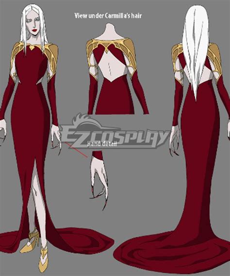 Netflix Castlevania Season 3 Carmilla Dress Cosplay Costume | Carmilla ...