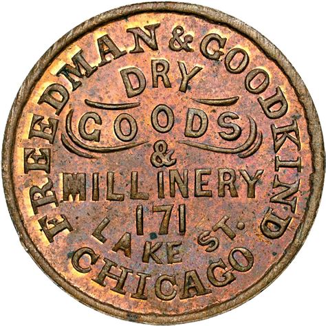 Civilwartokens Il V A R Ngc Ms Rb Chicago Illinois