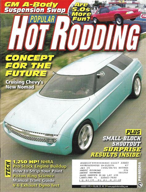 POPULAR HOT RODDING 1999 AUG Pro S FORD MILL 429SCJ SPOILER 1990 1999 JIM S MEGA MAGAZINES