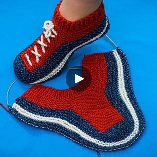 Chaussons baskets tricotés sans couture même un débutant s en