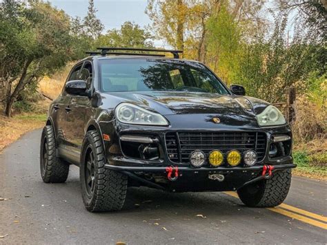 Lifted Porsche Cayenne Turbo S On 33 Inch Off Road Tires