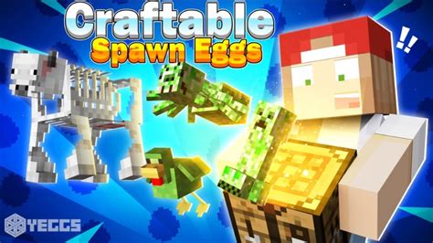 Craftable Spawn Eggs By Yeggs Minecraft Marketplace Map Minecraft Marketplace Via