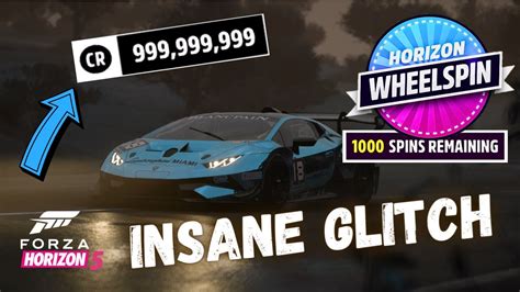 Insane Forza Horizon Credit And Wheelspin Glitch Youtube