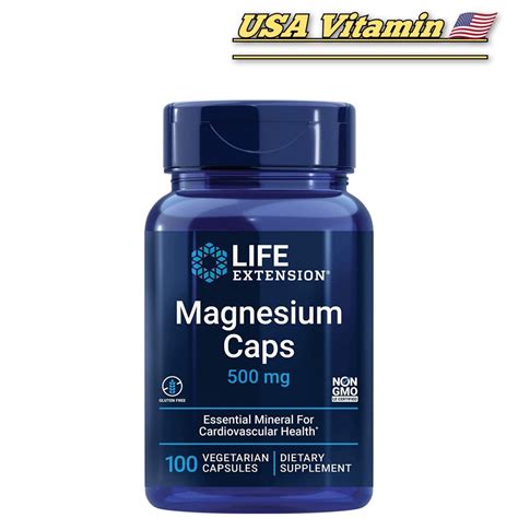 Jual Life Extension Magnesium Caps 500 Mg 100 Vegetarian Capsules