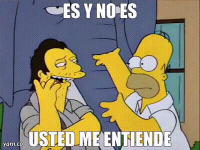 YARN Es Y No Es Usted Me Entiende The Simpsons 1989 S05E17