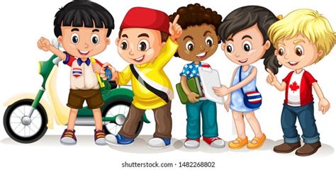 3d Render School Kids Running Stock Illustration 82801903 Shutterstock