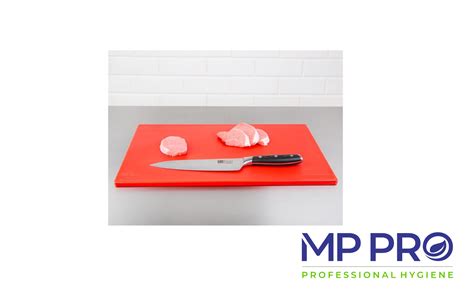 Planche A Decouper Antibacterienne X X Cm Rouge Mp Pro