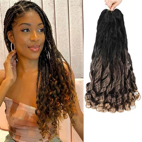 Amazon French Curly Braiding Hair 8packs 16inch T30 27 Pre