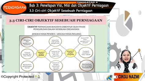 Topik 03 Penetapan Visi Misi Dan Objektif Perniagaan Jom Tuisyen