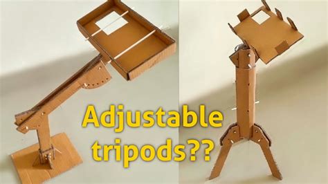 2 Diy Tripodmobile Stand From Cardboard From Waste To Best Youtube