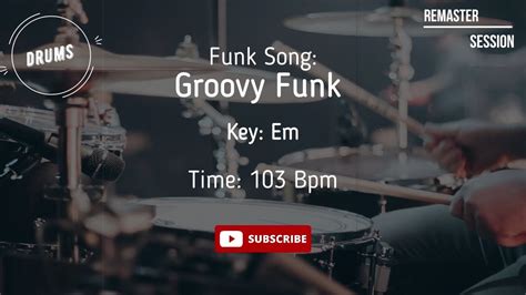 Groove Funky Drumless Backing Track Jam Youtube