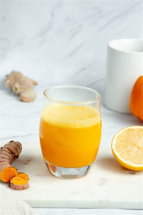 Ginger and turmeric shots - Marie Food Tips