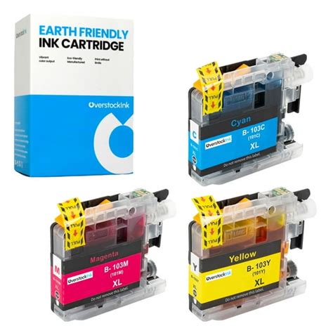 Overstockink Lc103 Color Ink Cartridges Compatible For Brother Lc103