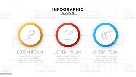 Infographic Icons Designed For Template With 5 Options Timeline Diagram