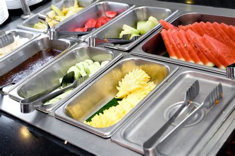 fresh fruit buffet stock photo image  nutrition business