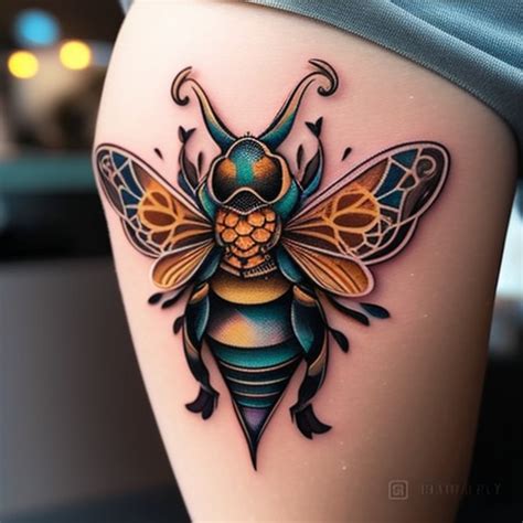 65 Cute Bee Tattoo Ideas - TattooClue.com