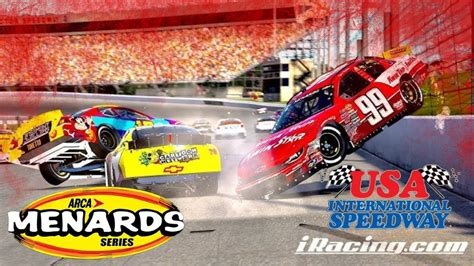 Is This Iracing Or Demolition Derby Total Chaos Arca Menards Series