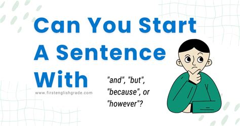 Can You Start A Sentence With Conjunctions And Other Words