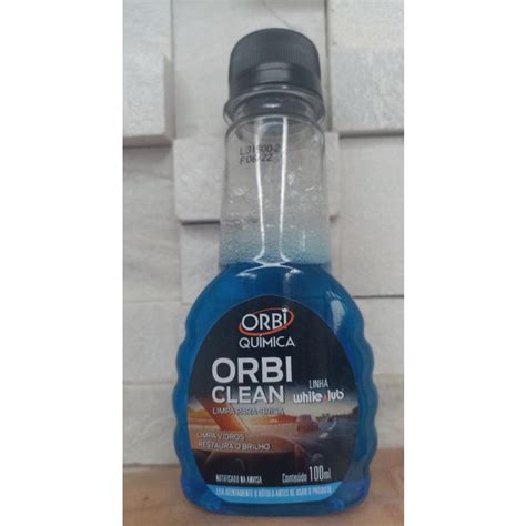 Detergente Limpa Para Brisas Desengordura Orbi Clean 100ml Shopee Brasil