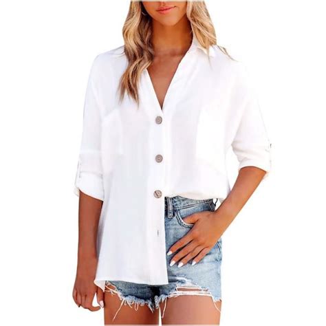 Chemisier Blouse Liquette Hauts De Chemise D Contract S Manches