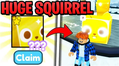 How I Got Golden Huge Squirrel Early In Pet Simulator X Youtube