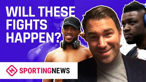 Eddie Hearn Says Jarrell Miller Tyson Fury Want To Fight Anthony Joshua Youtube