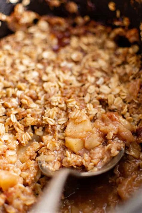 Crockpot Apple Crisp The Salty Marshmallow