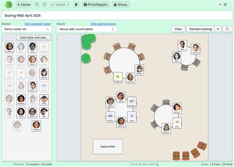 Seating Chart Maker | Create Wedding Seating Arrangements