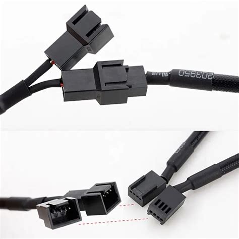 Cb Y4p 4pin Pwm Y Splitter Fan Cable 1x4pin To 2x4pin Expansion Cable