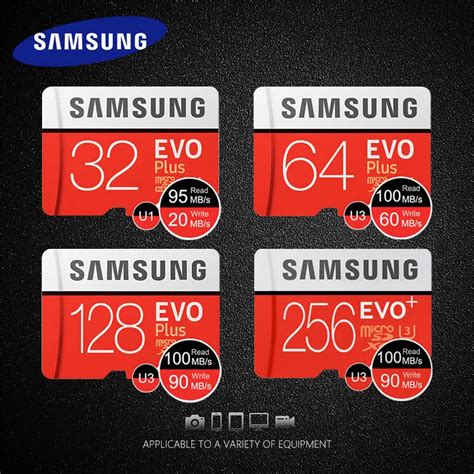 Samsung Evo Plus Micro Sd Card Gb Gb Gb Gb Sdhc Sdxc Grade