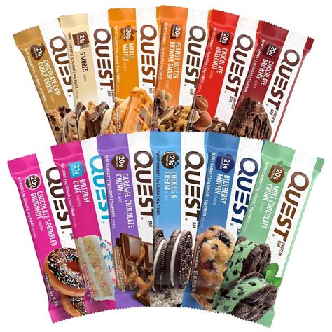 상품 상세보기 Quest Nutrition 퀘스트 뉴트리션 퀘스트 바 프로틴 바 버라이어티 팩 D 12 개입 Protein Bar Variety Pack D