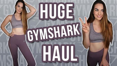 Huge Try On Gymshark Haul Honest Review Youtube