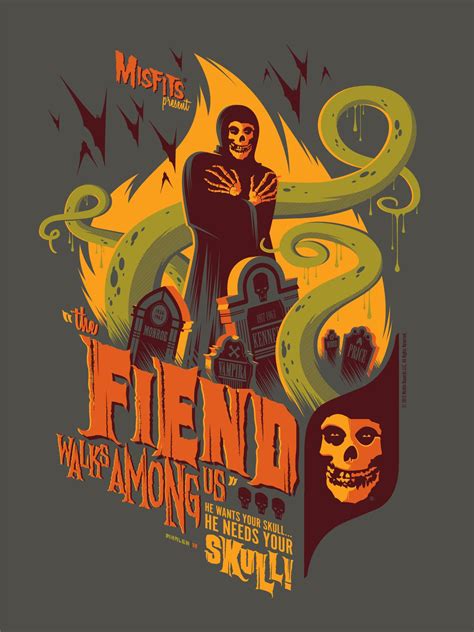 Misfits Poster Misfits Band Art Tom Whalen Misfits Poster