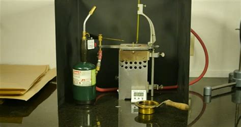 Flash Point And Fire Point Test Of Bitumen Cement Concrete