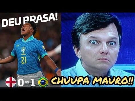 BRASIL VENCE INGLATERRA E CALA MAURO CEZAR BRASIL 1X0 INGLATERRA