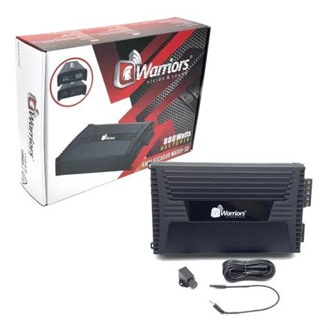 Amplificador Warriors Vision And Sound WA900 5D Para Carros Picapes E