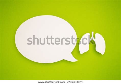 Blank White Speech Bubble Lung Symbol Stock Photo 2239403361 | Shutterstock