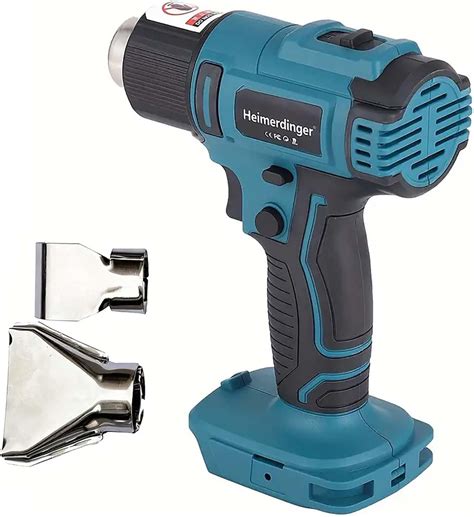 HLiePiHa Cordless Heat Gun Hot Air Gun Kit Compatible For Makita 18